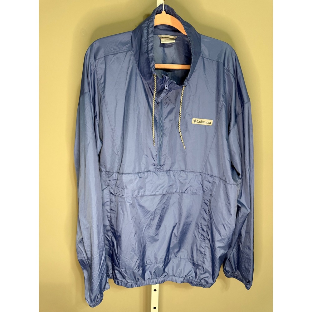 Columbia Men's Challenger II Blue‎ Pullover Windbreaker XXL